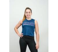 Camiseta corta sin mangas The Brain Effect - Azul marino / S