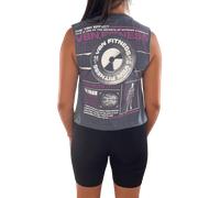 Camiseta corta sin mangas The Brain Effect - Gris / M