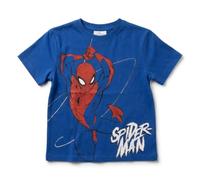 Camiseta Corta Spiderman para Niños y Niñas - Camiseta Infantil Marvel Transpirable y Cómoda, Ropa para Verano, Uso Diario y Excursiones