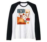 Camiseta Cozy Girl Book Club Camiseta Manga Raglan