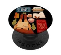 Camiseta Cozy Girl Book Lover PopSockets PopGrip Adhesivo