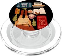 Camiseta Cozy Girl Book Lover PopSockets PopGrip para MagSafe