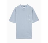 Camiseta CP Company 24/1 Piquet para hombre Azul L