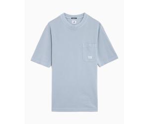 Camiseta CP Company 24/1 Piquet para hombre Azul XL