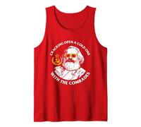 Camiseta Crack Open A Cold One with The Camaradas - Karl Marx Camiseta sin Mangas