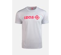 Izas CREUS M Big Logo Camiseta Técnica de Manga Corta para Hombre Ligera, Transpirable y de Secado Rápido. Costuras Planas Antirrozadura. Deporte, Gimnasio y Senderismo