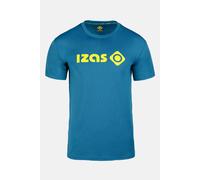 Izas CREUS M Big Logo Camiseta Técnica de Manga Corta para Hombre Ligera, Transpirable y de Secado Rápido. Costuras Planas Antirrozadura. Deporte, Gimnasio y Senderismo