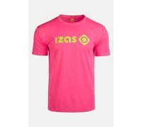 Izas CREUS M Big Logo Camiseta Técnica de Manga Corta para Hombre Ligera, Transpirable y de Secado Rápido. Costuras Planas Antirrozadura. Deporte, Gimnasio y Senderismo