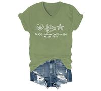 Camiseta cristiana con texto en inglés «Be Still and Know That I Am God» para mujer, inspiradora para Pascua, Jesús, Verde-vt-1, M