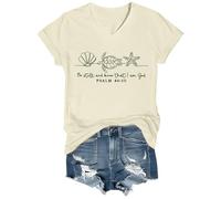Camiseta cristiana con texto en inglés «Be Still and Know That I Am God» para mujer, inspiradora para Pascua, Jesús, Amarillo cremoso-vt-1, S