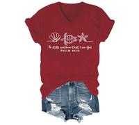 Camiseta cristiana con texto en inglés «Be Still and Know That I Am God» para mujer, inspiradora para Pascua, Jesús, Claret-vt-1, S