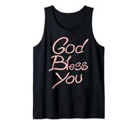 Camiseta cristiana God Bless You Letters God Bless You Gift Camiseta sin Mangas
