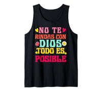 Camiseta Cristiana Para Mujer En Español Cristiano Camiseta sin Mangas