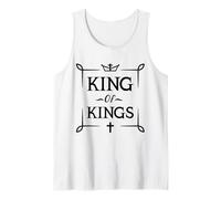 Camiseta Cristiana prémium King of Kings Camiseta sin Mangas