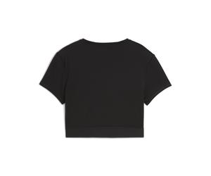 Camiseta crop PUMA STRONG para mujer, Ropa, Negro, S S