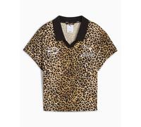 Camiseta Crop Puma x A$AP ROCKY Animal Baby para mujer Ref. 636099-05 Color Marrón Animal Print Talla M