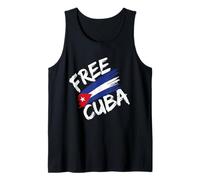 Camiseta Cuba Libre Bandera Cuba Camisetas para Mujer Bandera Cuba Camiseta sin Mangas