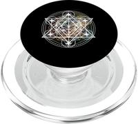 Camiseta Cubo de Metatrón - Geometría Sagrada - Yoga PopSockets PopGrip para MagSafe