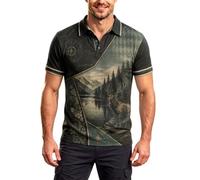 Camiseta Cuello Panadero Hombre Polo Deportivas Comprar Ajustadas Personalizada Gris Marron Hippies Montaña Lila Correr Béisbol Elastano Dorada Invierno Talla Media Rayadas Parejas