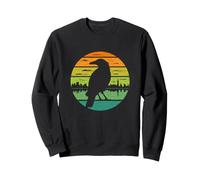 Camiseta Cuervo Negro - Silueta de Cuervo Retro City Sudadera