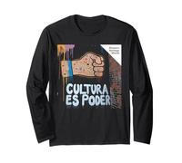 Camiseta Cultura ES Poder Herencia Hispana Latina Manga Larga