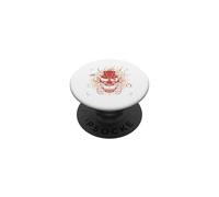 Camiseta Cyber Samurai Máscara De Demonio Japonés PopSockets PopGrip Adhesivo