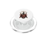 Camiseta Cyber Samurai Máscara De Demonio Japonés PopSockets PopGrip para MagSafe