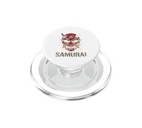 Camiseta Cyber Samurai Máscara De Demonio Japonés PopSockets PopGrip para MagSafe