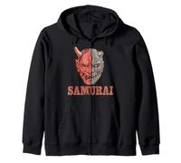 Camiseta Cyber Samurai Máscara De Demonio Japonés Sudadera con Capucha