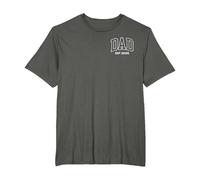 Camiseta Dad EST 2025, Anuncio de Embarazo, día del Padre Camiseta, Hombre Tallas Grandes, Asfalto, 5X Alto