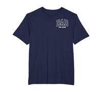 Camiseta Dad EST 2025, Anuncio de Embarazo, día del Padre Camiseta, Hombre Tallas Grandes, Azul Marino, 6X Alto