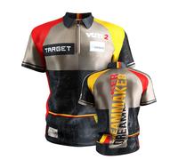 Camiseta Dardos Target Dimitri Van den Bergh 2025, Talla: L | Camiseta Dardos Hombre Campeonato del Mundo, Camiseta Dardos Adulto Cool Play Sin Cuello, Camiseta Dardos Hombre, Dream Maker Player