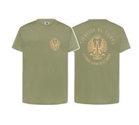 Camiseta de Adulto Ejército de Tierra Español Veterano Soldado Militar Patriota Bandera de España Honor Lealtad y Servicio a la nación