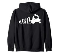 Camiseta de Agricultor evolución, Granja, Agricultura, Agricultura Sudadera con Capucha