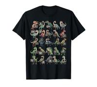 Camiseta de Alfabeto de Dinosaurios - ABC Dinosaurs Educational Camiseta