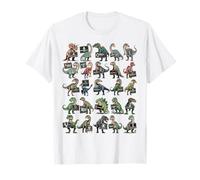 Camiseta de Alfabeto de Dinosaurios - ABC Dinosaurs Educational Camiseta