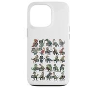 Camiseta de Alfabeto de Dinosaurios - ABC Dinosaurs Educational Carcasa para iPhone 13 Pro