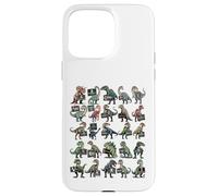 Camiseta de Alfabeto de Dinosaurios - ABC Dinosaurs Educational Carcasa para iPhone 15 Pro MAX