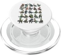 Camiseta de Alfabeto de Dinosaurios - ABC Dinosaurs Educational PopSockets PopGrip para MagSafe
