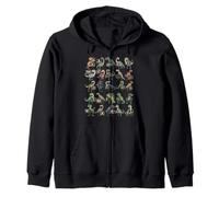 Camiseta de Alfabeto de Dinosaurios - ABC Dinosaurs Educational Sudadera con Capucha