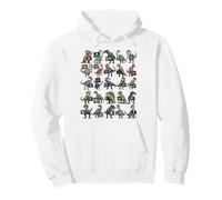 Camiseta de Alfabeto de Dinosaurios - ABC Dinosaurs Educational Sudadera con Capucha