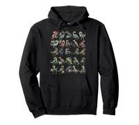 Camiseta de Alfabeto de Dinosaurios - ABC Dinosaurs Educational Sudadera con Capucha