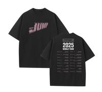 Camiseta de algodón Deadline 2025 World Tour con gráfico de Apoyo for el High Street Sport Cloth Shirt(A-Black,S)