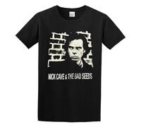 Camiseta de algodón para hombre de Nick Cave And The Bad Seeds 2019, Negro , XL