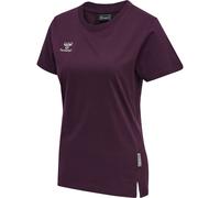 Camiseta de algodón para mujer Hummel Move Grid XS