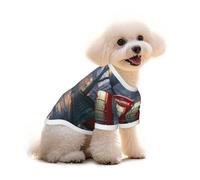 Camiseta de algodón para perro y gato, cabinas telefónicas rojas en las calles de Londres, chaleco de verano transpirable para perros pequeños, camiseta sin mangas suave para cachorros, ropa ligera
