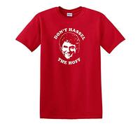Camiseta de algodón pesado con texto en inglés "Don't Hassel The Hoff David Hasselhoff Knightrider Baywatch Gildan"