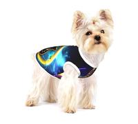 Camiseta de algodón sin mangas con diseño de guitarra eléctrica mágica para perros pequeños, transpirable, suave y transpirable