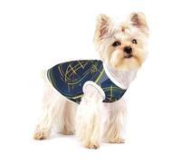 Camiseta de algodón sin mangas con estampado de cálculo de matemáticas y geometría para perros pequeños, suave y transpirable
