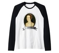 Camiseta de Ana Bolena, Camiseta de la Reina de Inglaterra Camiseta Manga Raglan